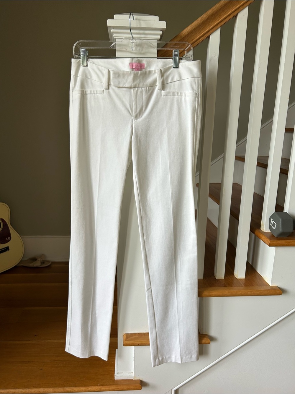Lilly Pulitzer White Straight Leg Pants